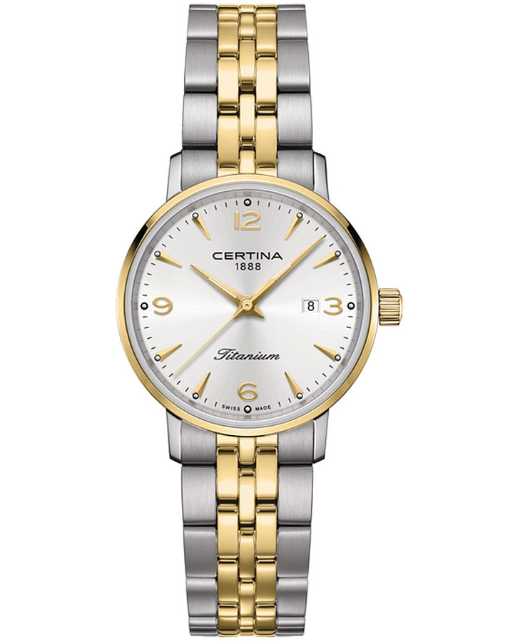 Часы Certina DS Caimano C035.210.55.037.02 — женские, белый