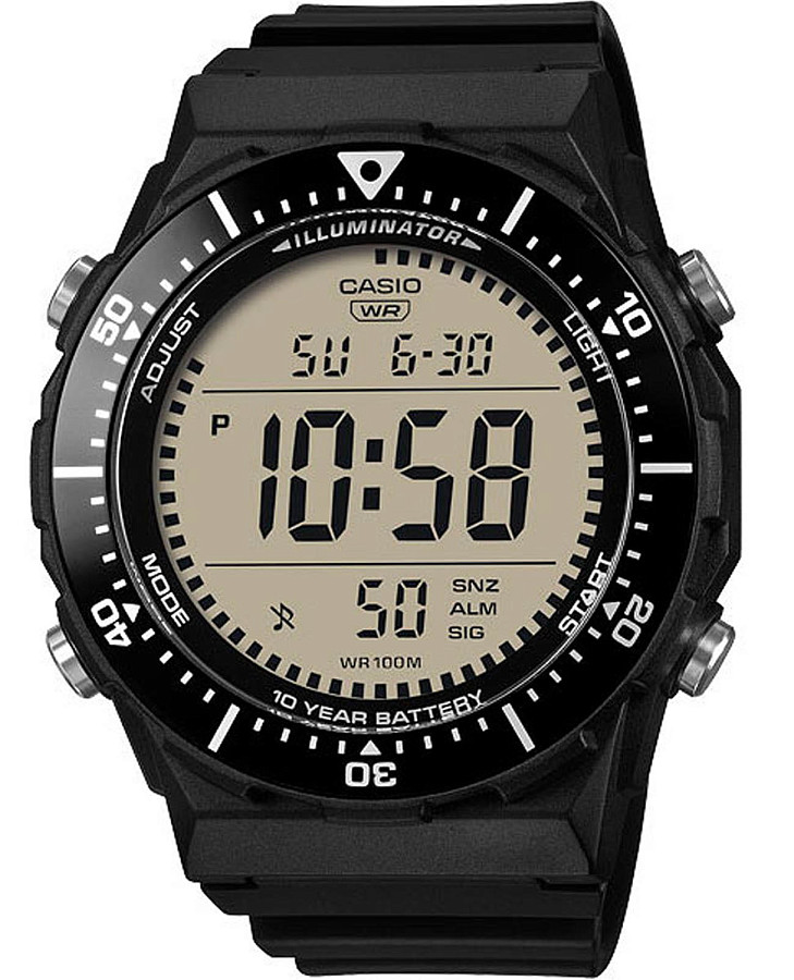Часы Casio Collection AE-1700H-1A — мужские, серый