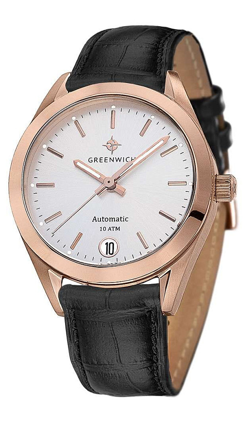Часы Greenwich Abeona GW 374.41.33 — механические, металл сталь