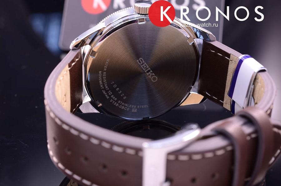 Часы Seiko Conceptual Series Sports SNE475P1S — кожаный, мужские