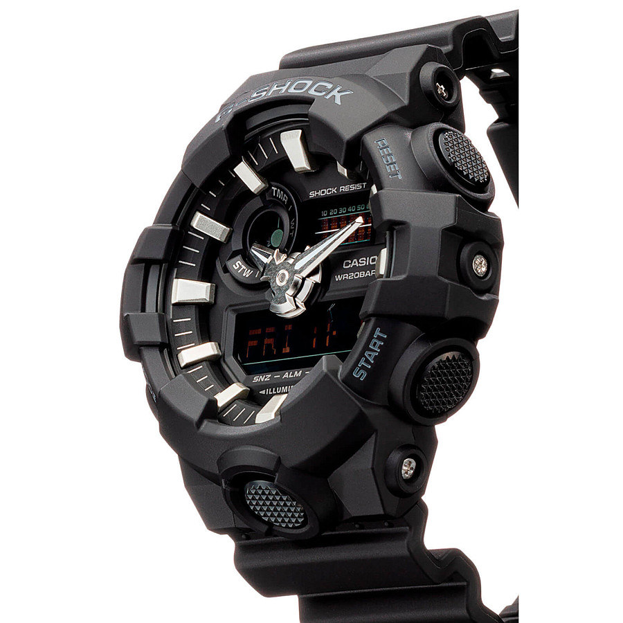 Часы Casio G-Shock GA-700-1BDR (GA-700-1B) — черный, пластик