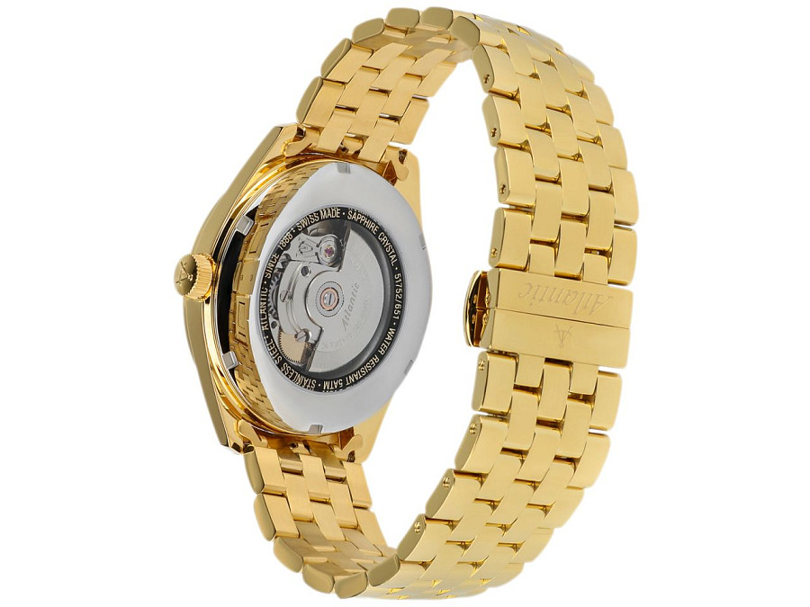 Часы Atlantic Worldmaster Art-Deco 51752.45.99GM — сталь металл, Швейцария