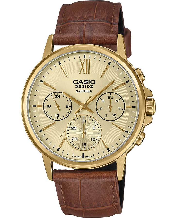 Часы Casio Collection Beside BMS-300GL-5A — мужские, золотой