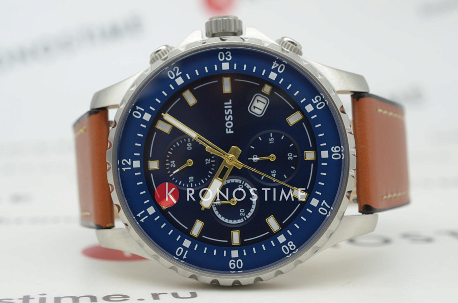 Часы Fossil Dillinger FS5675 — сталь металл, США