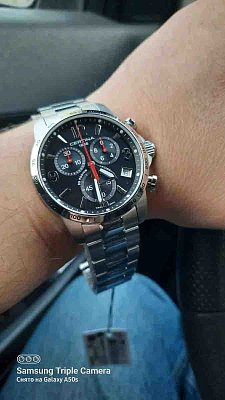 Фото покупателя: Швейцарские наручные часы Certina DS Podium Chronograph 1/10 sec C034.417.11.057.00 с хронографом