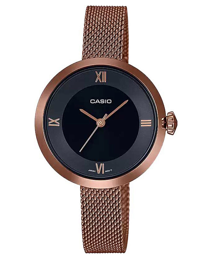 Часы Casio Collection LTP-E154MR-1A — женские, черный