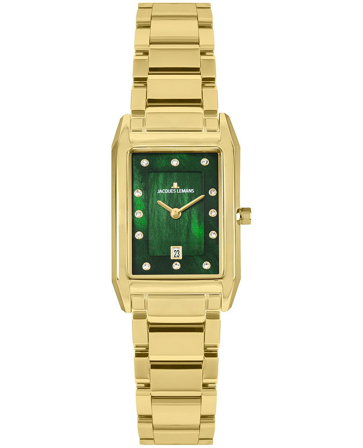 Часы Jacques Lemans 1-2189L — женские, зеленый