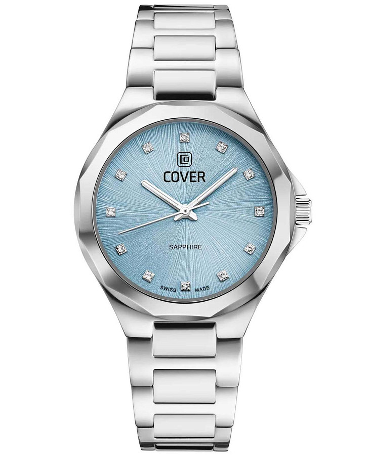 Часы Cover Cardea Crystal CO221.02 — женские, голубой