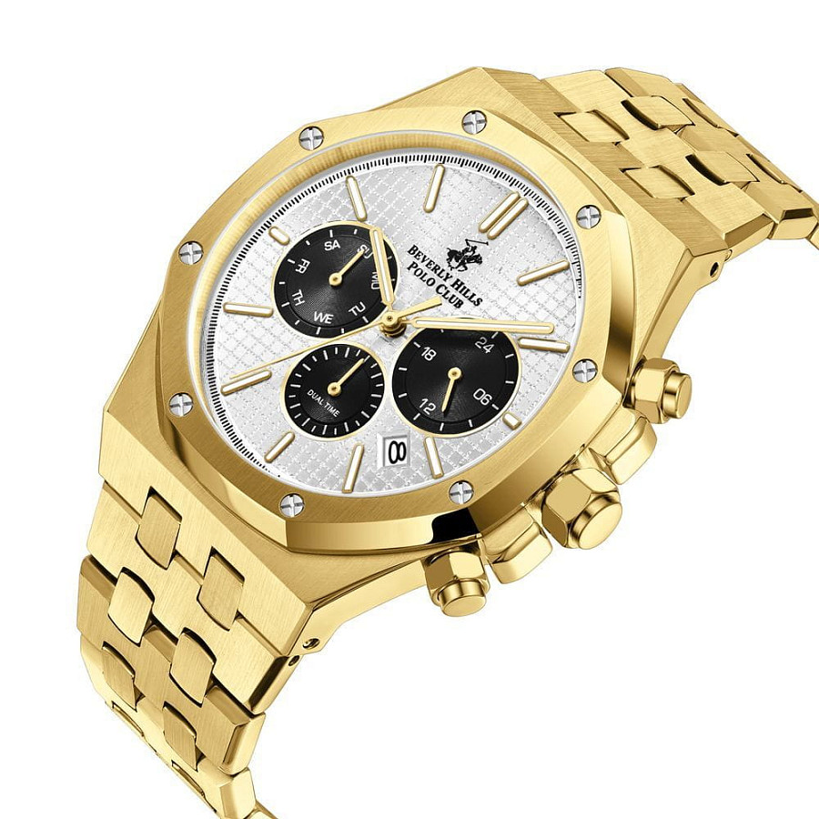 Часы Beverly Hills Polo Club BP3051X.131 — нержавеющая сталь с ip-покрытием, мужские
