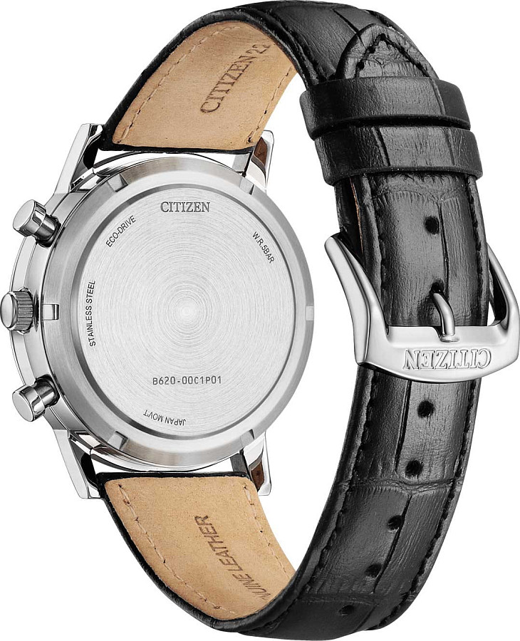 Часы Citizen Eco-Drive CA4630-02A — кожаный, мужские