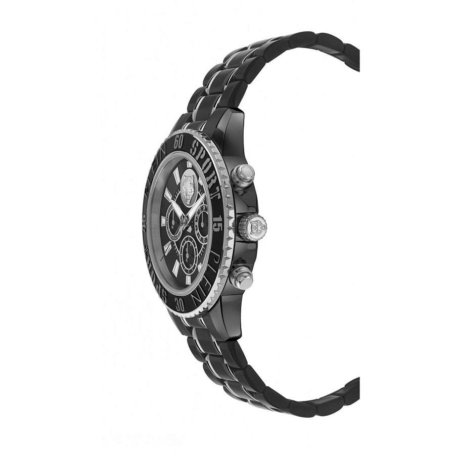 Часы Plein Sport Glam Chrono PSMEA0524 — кварцевые, металл сталь