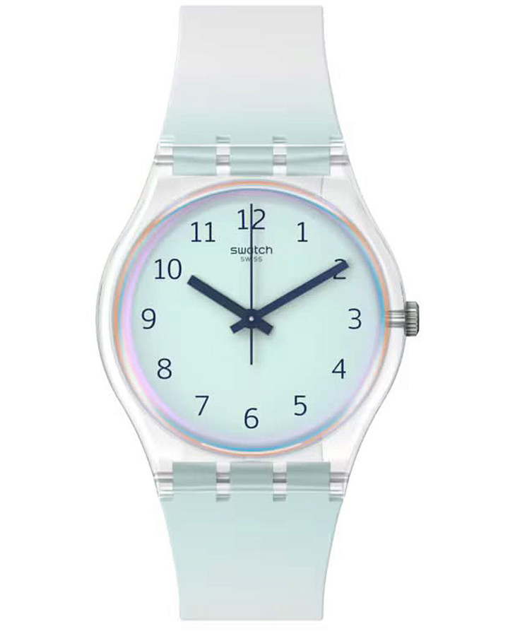 Часы Swatch Gent Biosourced Swatch Pay! SO28K110-6000 — женские, голубой