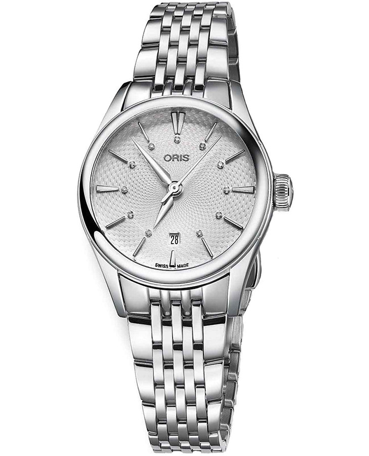 Часы Oris Artelier 01 561 7722 4051-07 8 14 79 — женские, серебристый