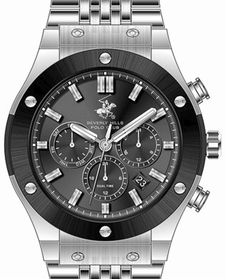 Часы Beverly Hills Polo Club BP3773X.350 — кварцевые, сталь металл