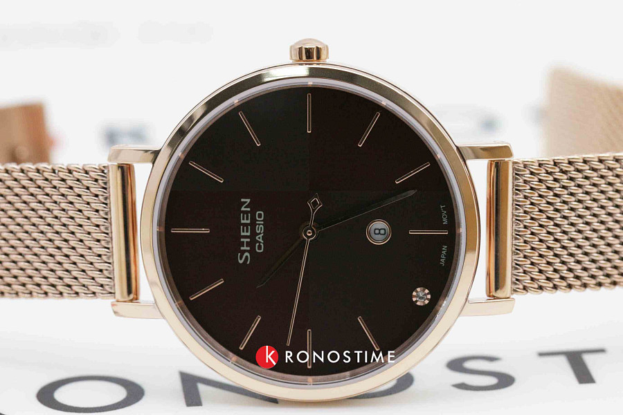 Часы Casio Sheen SHE-4547PGM-5A — женские, нержавеющая сталь