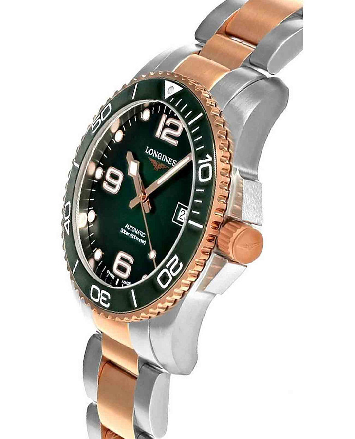 Часы Longines HydroConquest L3.781.3.08.7 — керамика металл сталь, Швейцария