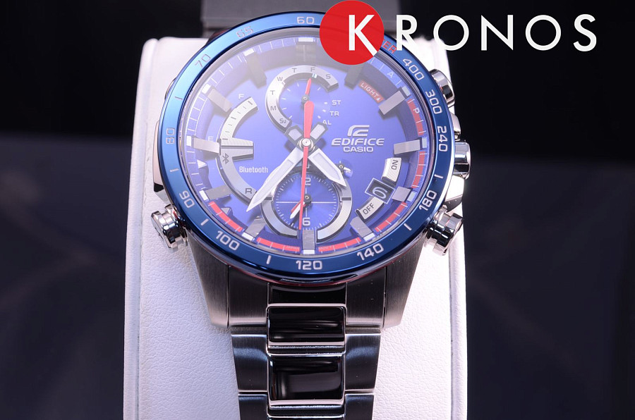 Часы Casio Edifice EQB-900TR-2A — Япония, кварцевые