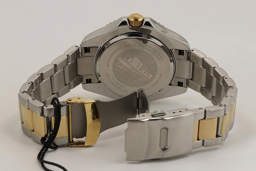 Часы Stuhrling Aquadiver 3950A.5 — сталь металл, США