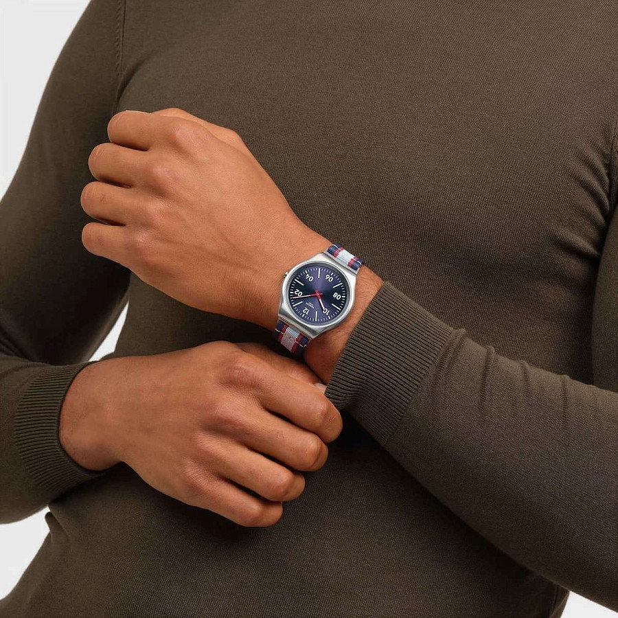 Часы Swatch Beside The Sea SS07S148 — кварцевые, сталь металл