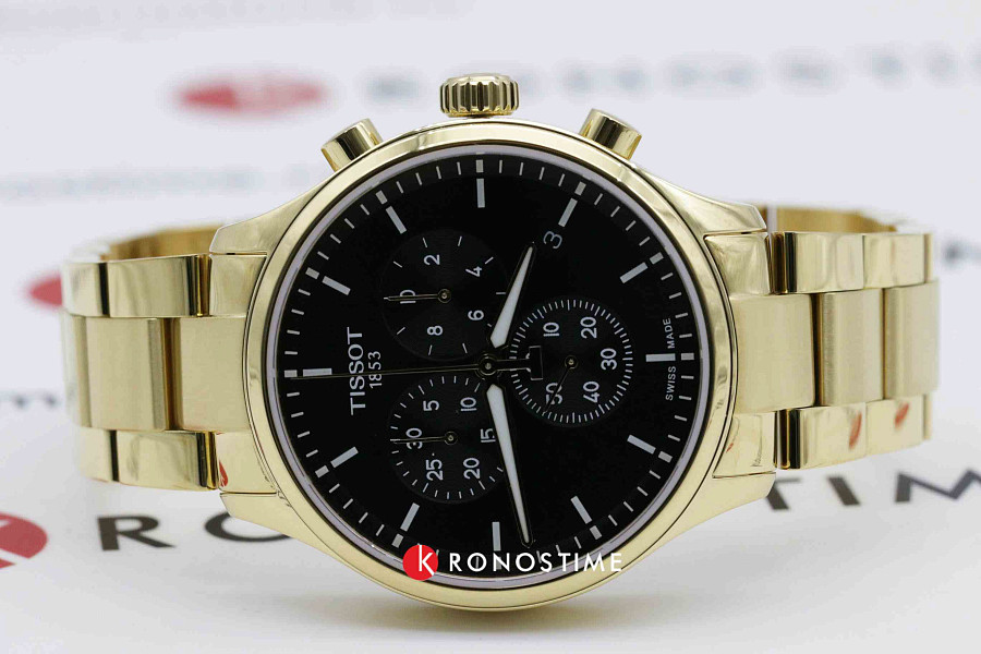 Часы Tissot Chrono XL Classic T116.617.33.051.00 — мужские, сталь c pvd покрытием