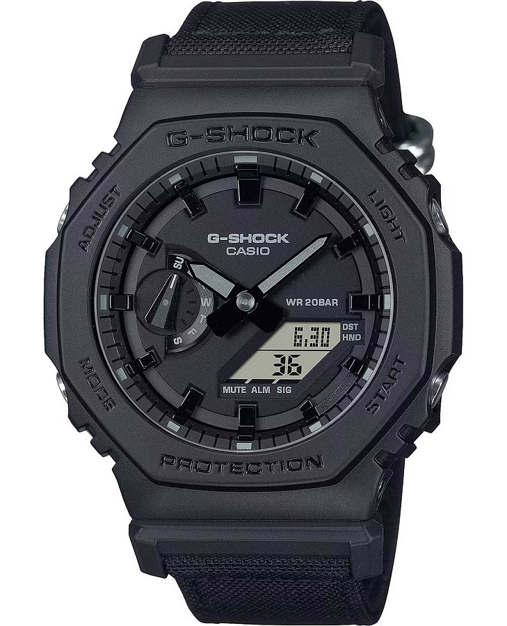 Часы Casio G-Shock GA-2100BCE-1ADR (GA-2100BCE-1A) — мужские, черный