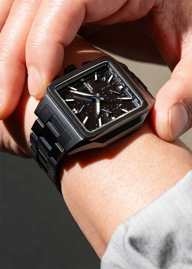 Часы Casio Oceanus OCW-T5000B-1A — кварцевые, титан