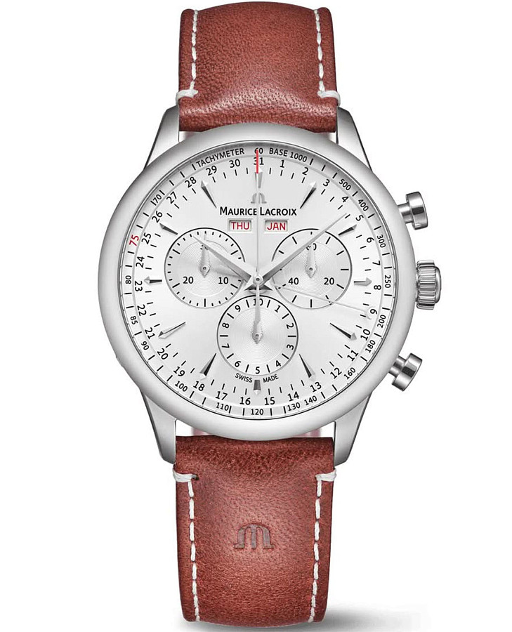 Часы Maurice Lacroix 1975 751138-SS001-130-3 — мужские, серебристый