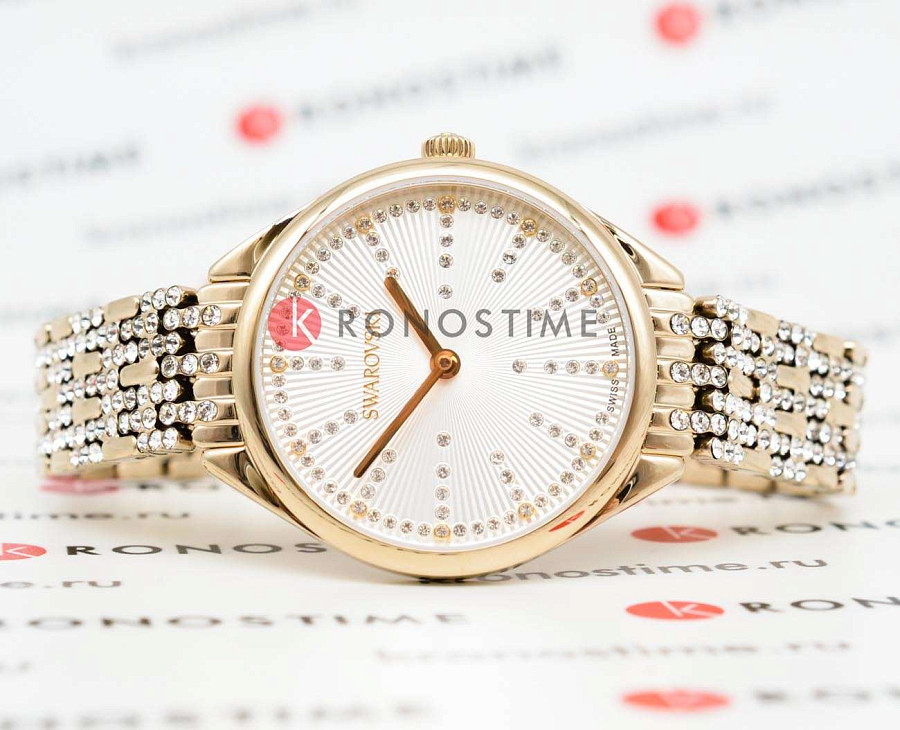 Часы Swarovski Attract 5610484 — кварцевые, металл сталь