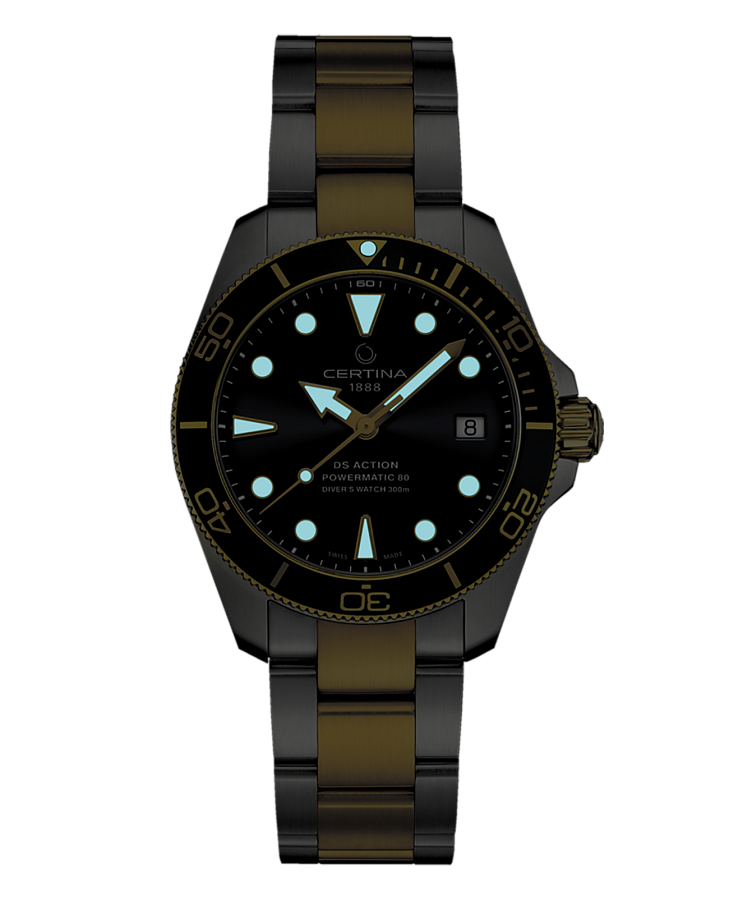 Часы Certina DS Action Diver Powermatic C032.807.22.041.10 — металл сталь, Швейцария