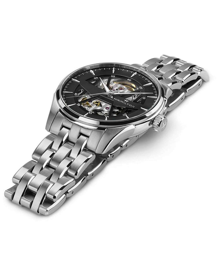 Часы Hamilton Jazzmaster Skeleton Auto H42535180 — сталь, Швейцария