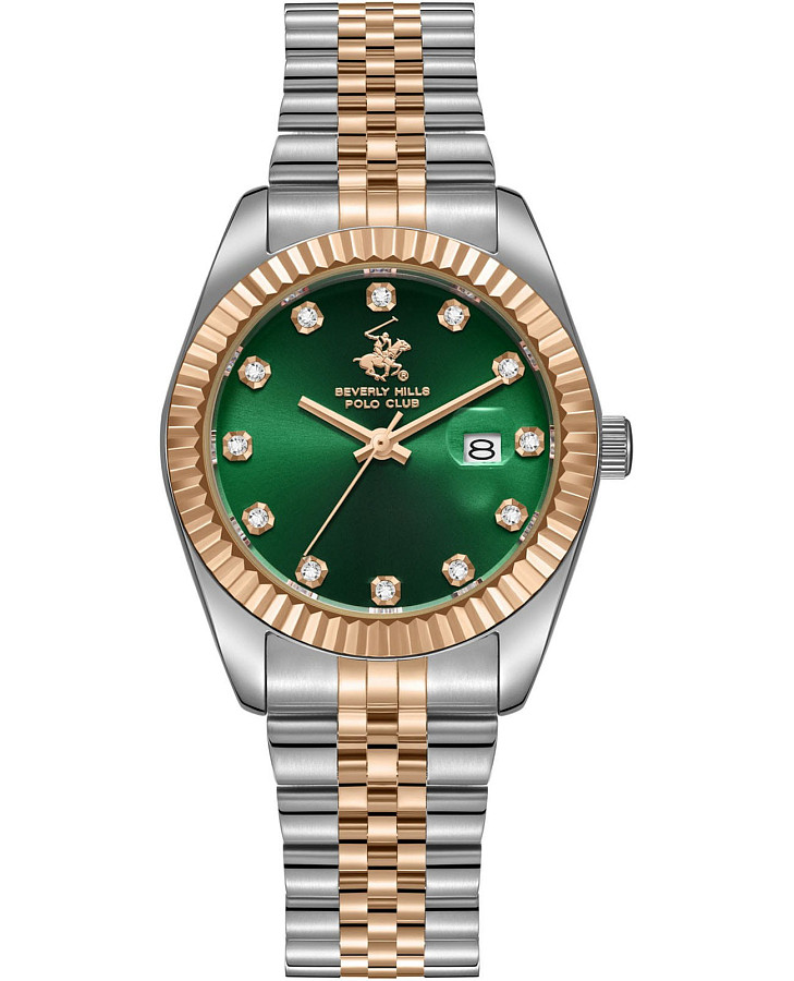 Часы Beverly Hills Polo Club BP3654X.570 — женские, зеленый