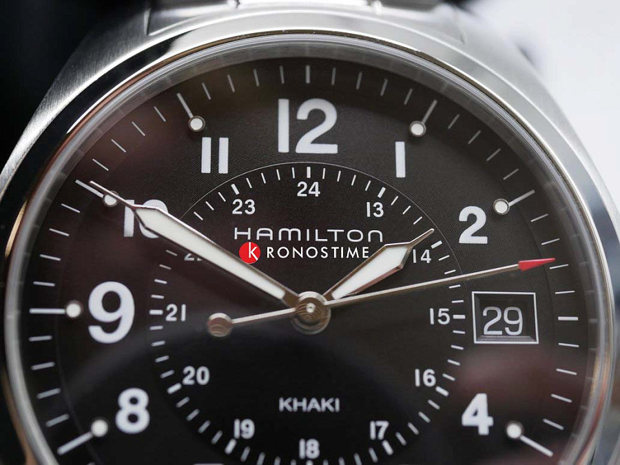 Часы Hamilton Khaki Field Quartz H68551933 — сталь металл, Швейцария