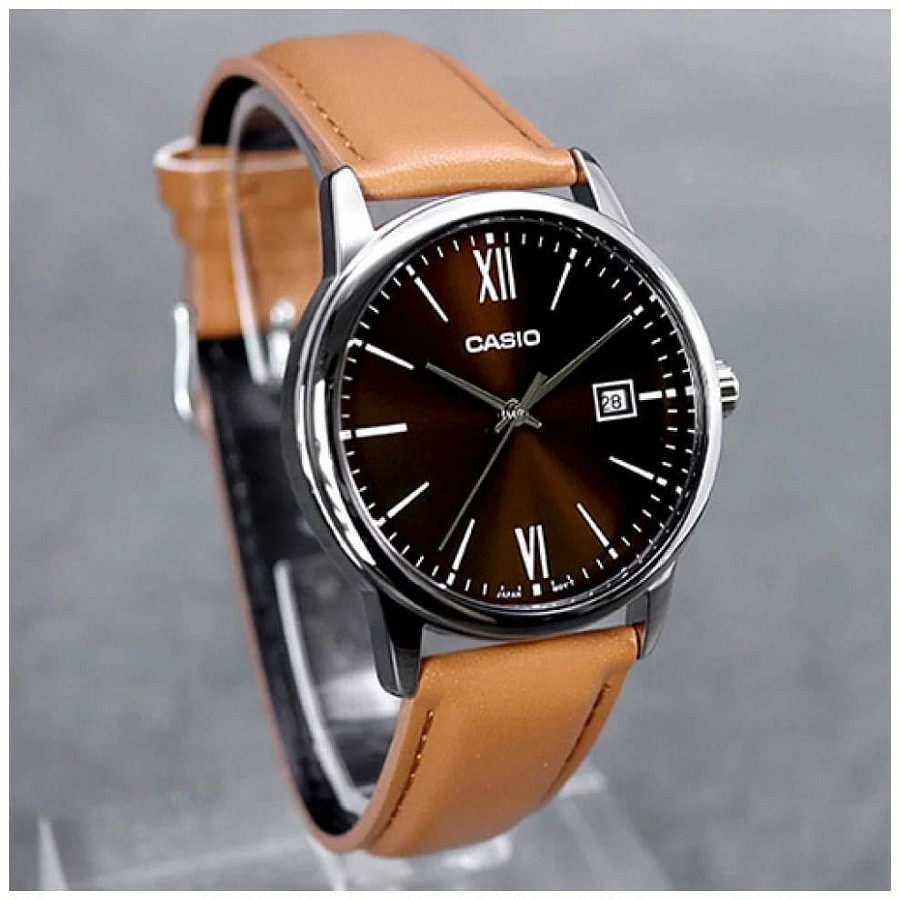 Часы Casio Collection MTP-V002L-5B3UDF (MTP-V002L-5B3) — металл сталь, Япония