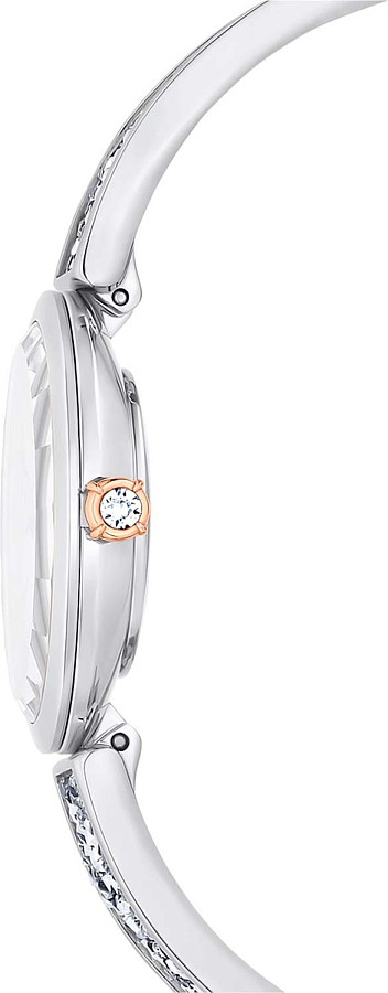 Часы Swarovski Crystal Rock Oval 5656878 — кварцевые, металл сталь