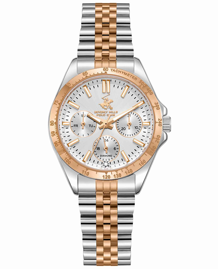 Часы Beverly Hills Polo Club BP3771C.530 — женские, серебристый