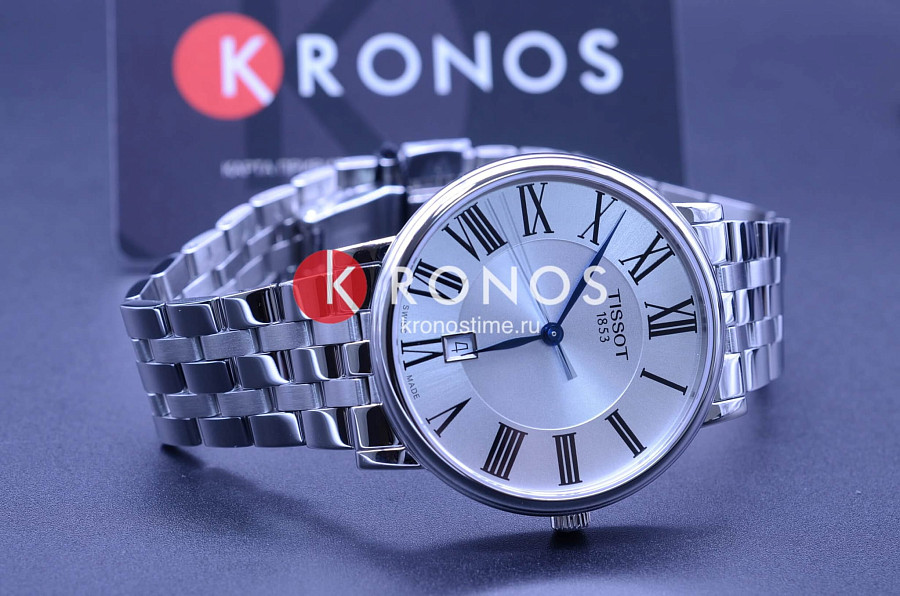 Часы Tissot Carson Premium T122.410.11.033.00 — сталь металл, Швейцария