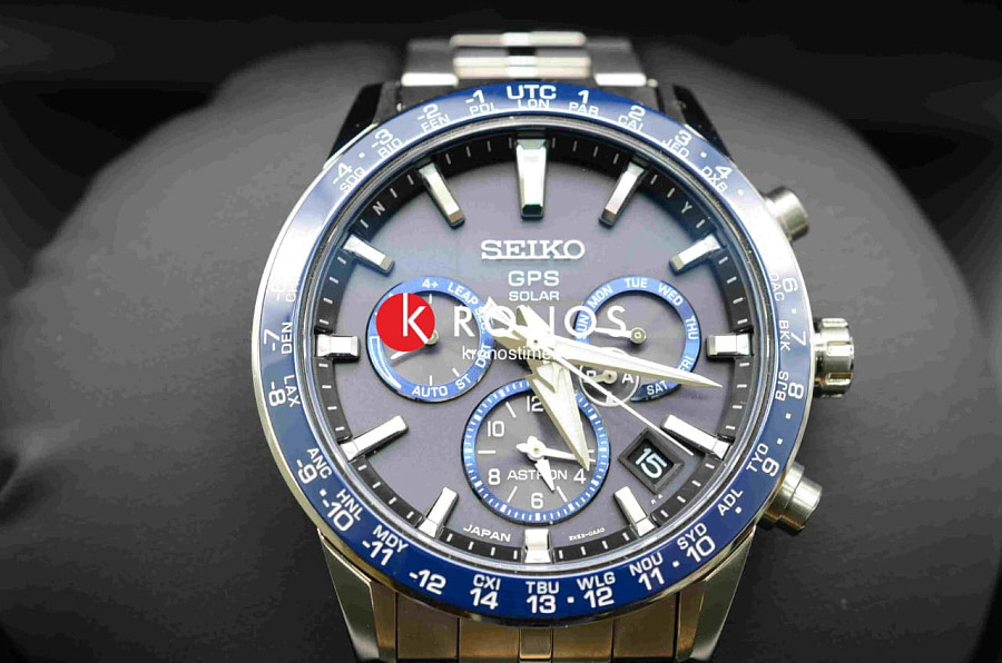 Часы Seiko Astron GPS Solar SSH001J1 — мужские, титановый