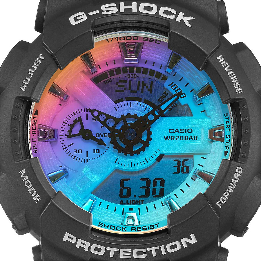 Часы Casio G-Shock GA-110SR-1A — электронные, Япония, мужские