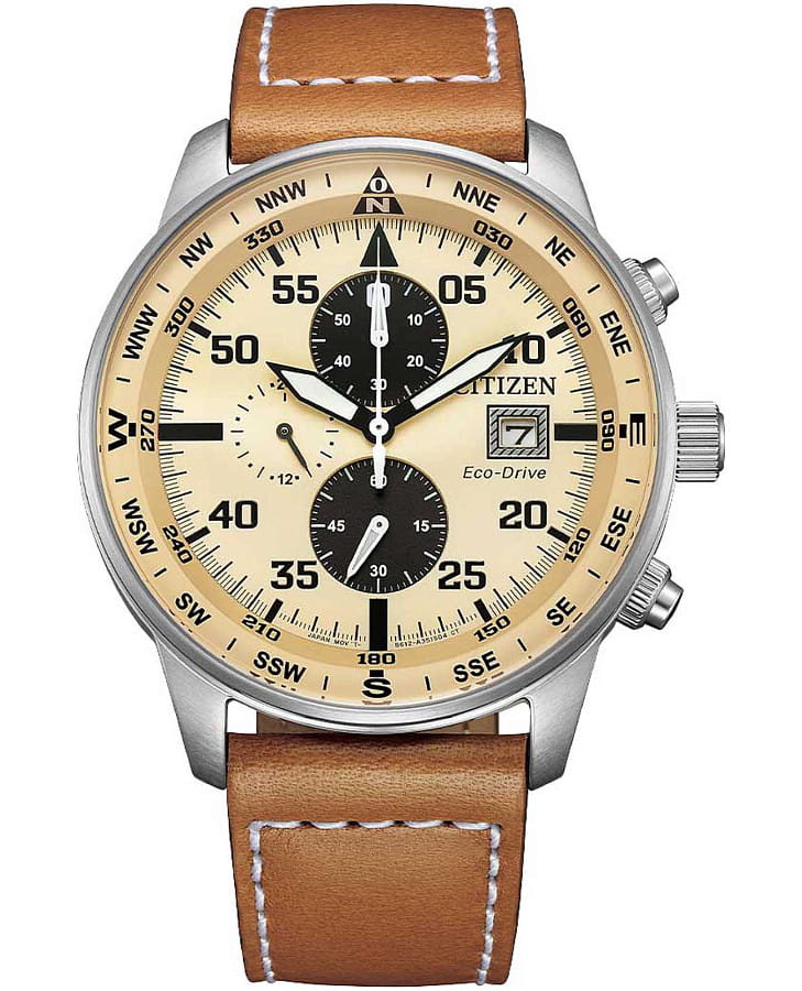 Часы Citizen Eco-Drive CA0880-15X — мужские, желтый