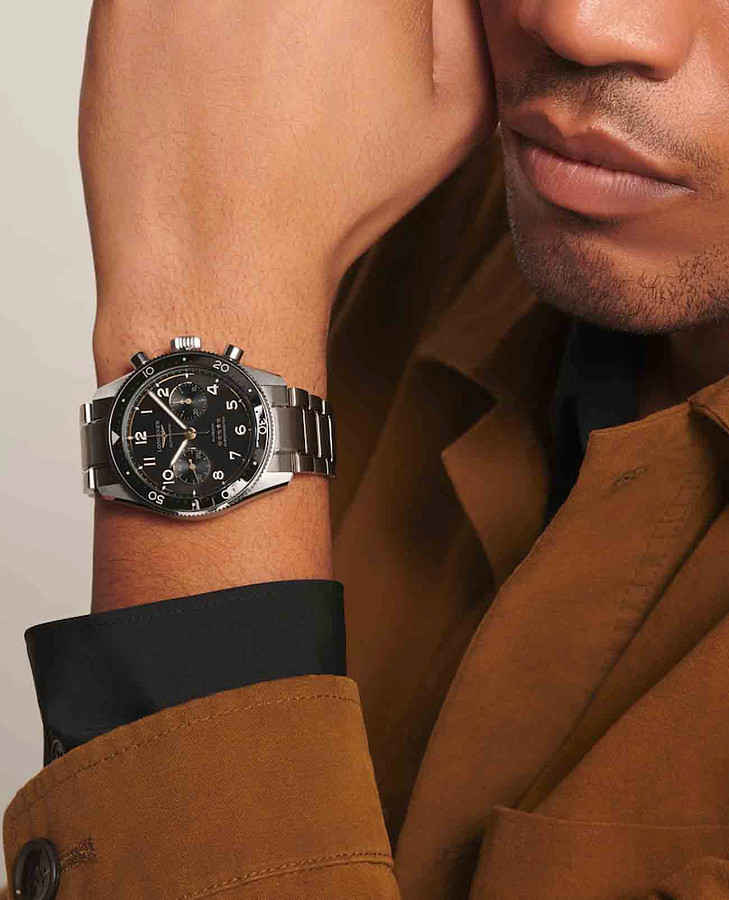 Часы Longines Spirit Flyback L3.821.4.53.6 — мужские, нержавеющая сталь