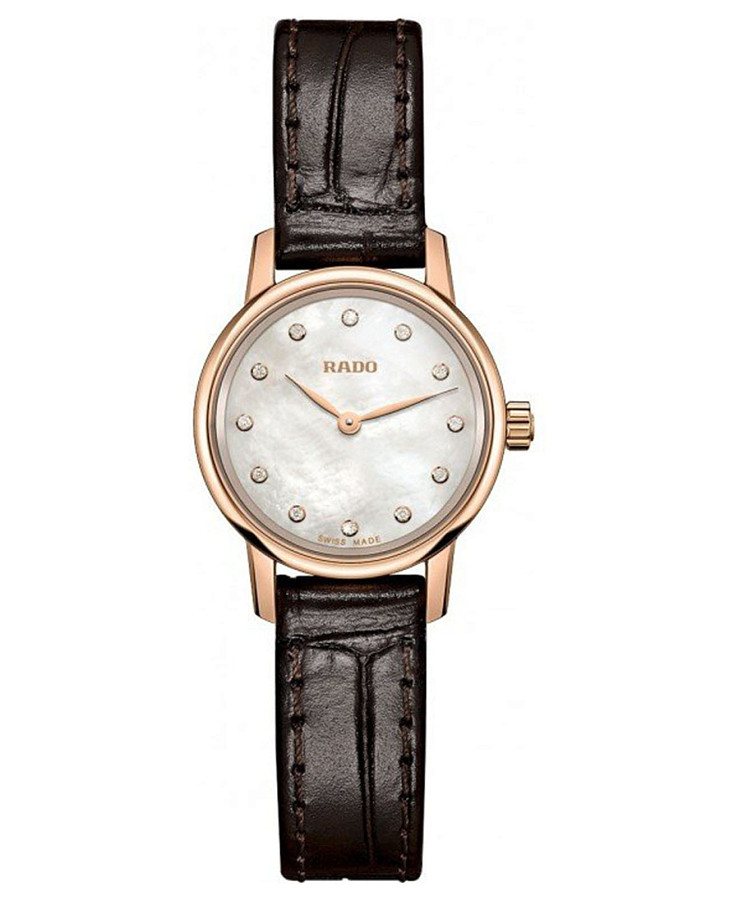 Часы Rado Coupole Classic Diamonds R22891915 — женские, перламутровый