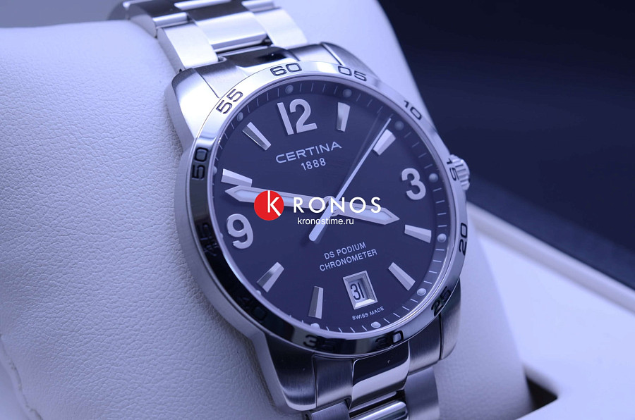 Часы Certina DS Podium 40mm C034.451.11.057.00 — нержавеющая сталь, мужские