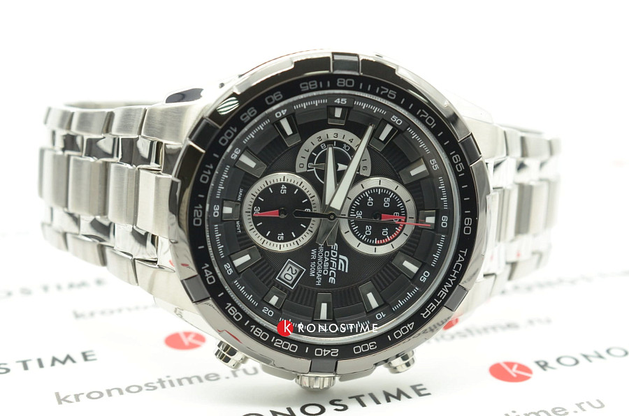 Часы Casio Edifice EF-539D-1AVUDF (EF-539D-1A) — нержавеющая сталь, мужские