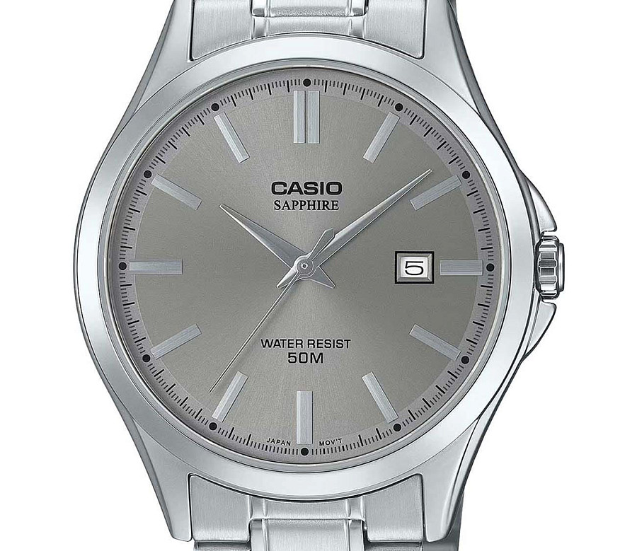 Часы Casio Collection Standard MTS-115D-8A — кварцевые, сталь металл