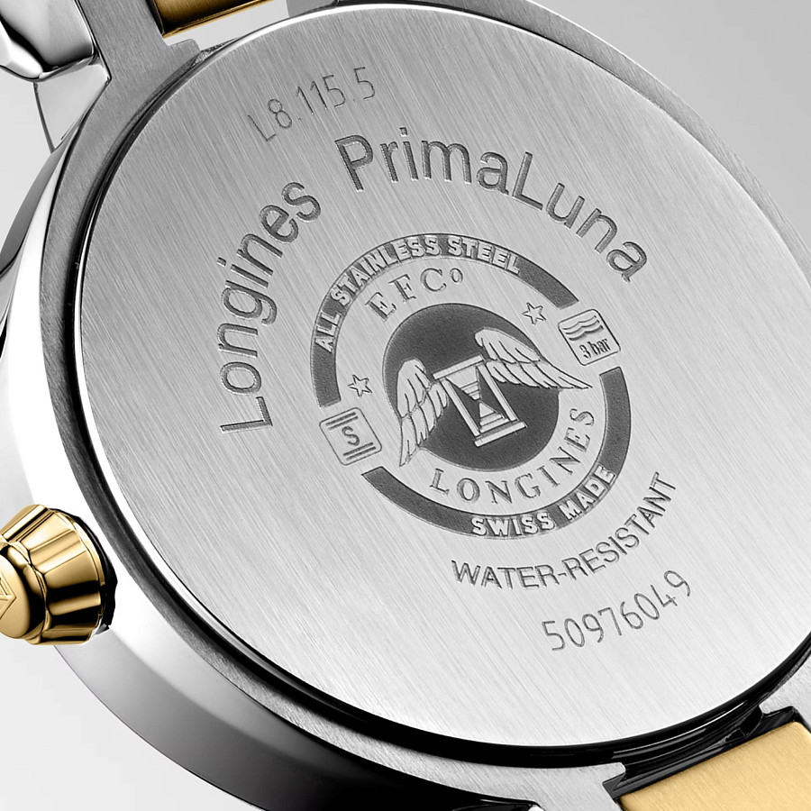 Часы Longines PrimaLuna L8.115.5.31.7 — Швейцария, кварцевые