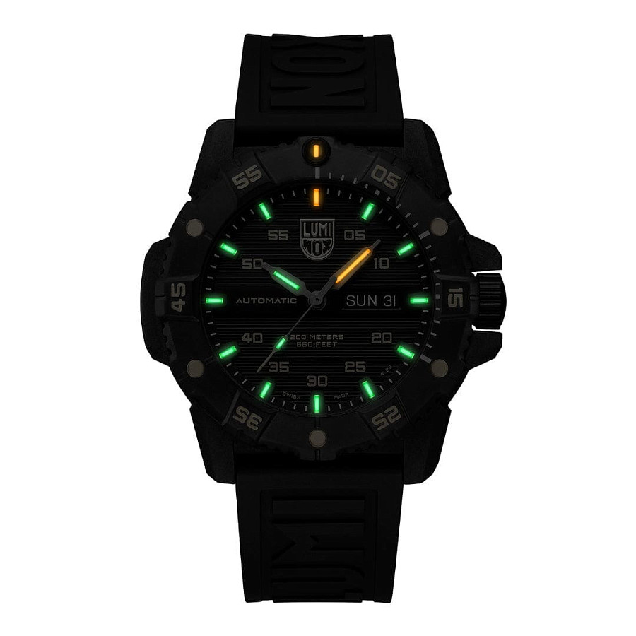 Часы Luminox Master Carbon SEAL Automatic XS.3865.GOLD — мужские, каучук