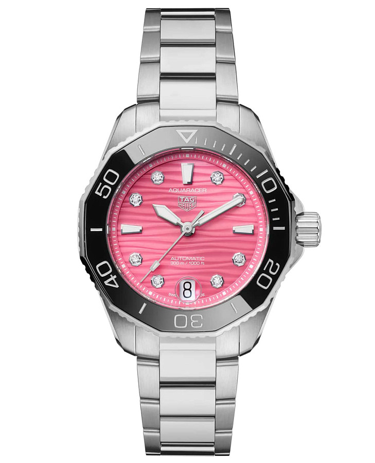 Часы TAG Heuer Aquaracer Professional 300 WBP231J.BA0618 — женские, розовый