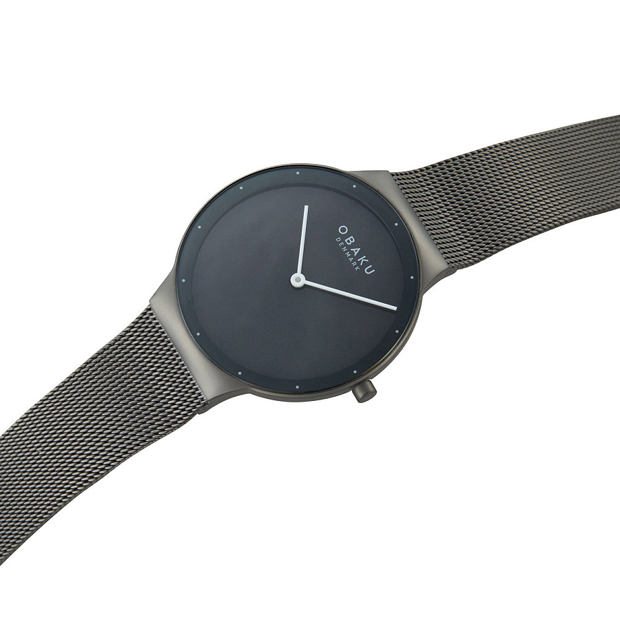 Часы Obaku Ultra Slim V307LXUUMU — металл сталь, Дания