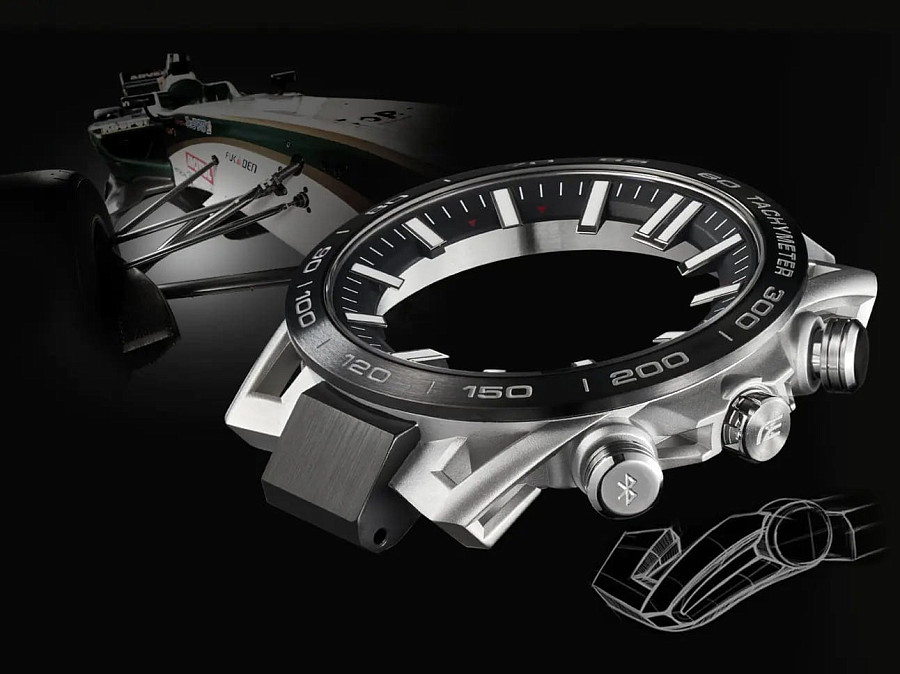 Часы Casio Edifice EQB-2000DC-1A — мужские, сталь с ip покрытием