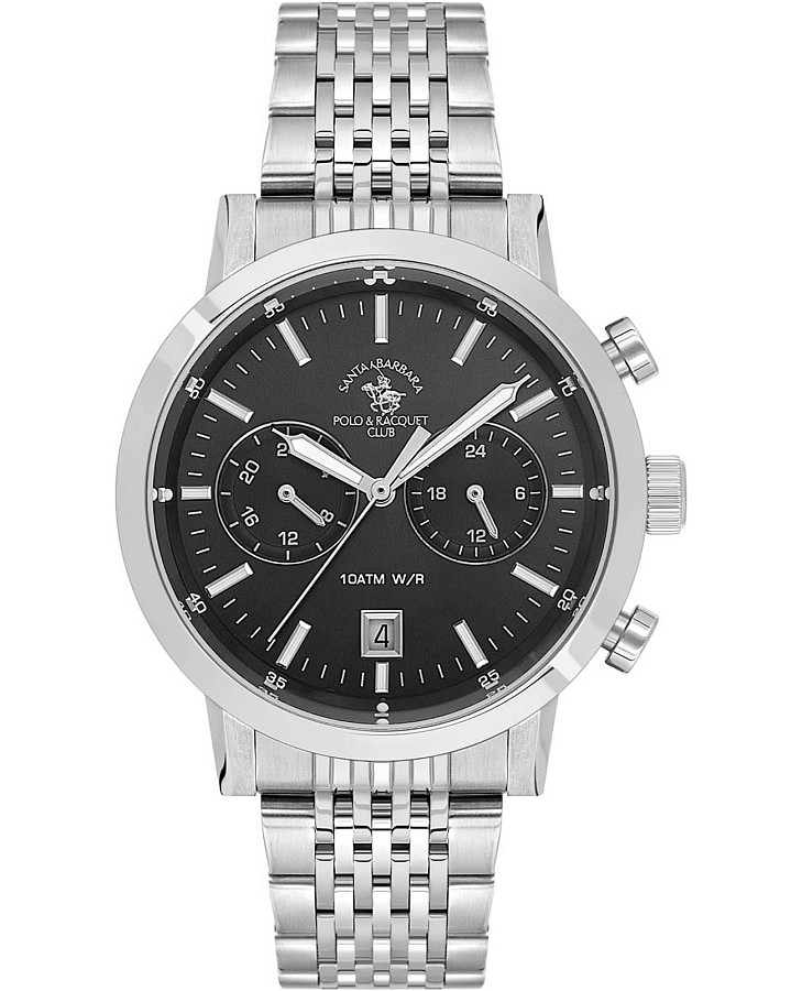 Часы Santa Barbara Polo & Racquet Club Legend SB.1.10585-2 — мужские, черный